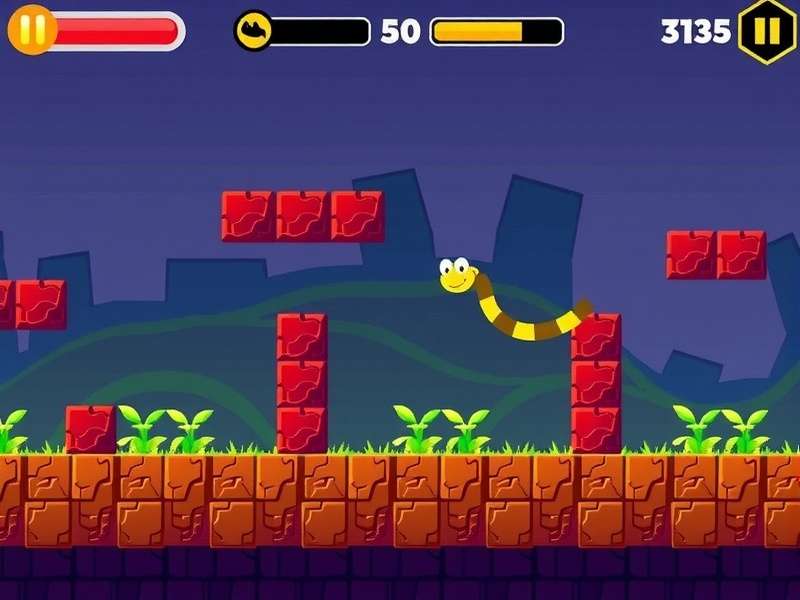 Snake Battle Block Gameplay Screenshot
